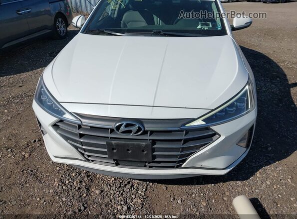 5NPD84LF3LH630135 2020 HYUNDAI ELANTRA White Սարքավորումների վահանակի տեսք
