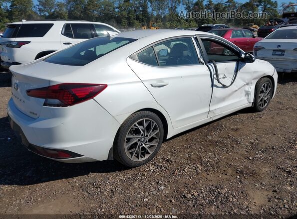5NPD84LF3LH630135 2020 HYUNDAI ELANTRA White Հետևի աջ