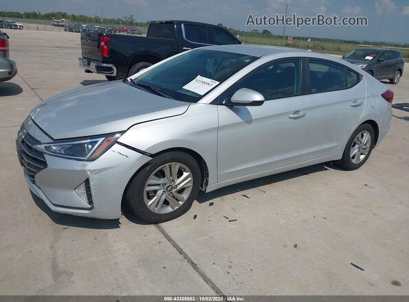 5NPD84LF4KH472435 2019 HYUNDAI ELANTRA Silver Передня ліва чверть