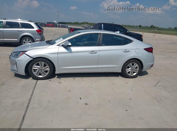 5NPD84LF4KH472435 2019 HYUNDAI ELANTRA Silver Вид задньої частини салону