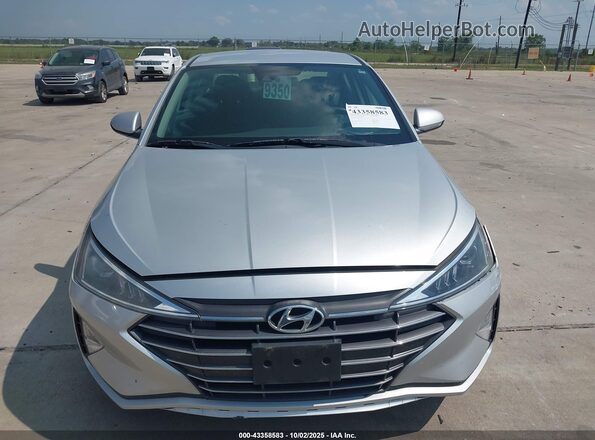 5NPD84LF4KH472435 2019 HYUNDAI ELANTRA Silver Вид панелі приладів