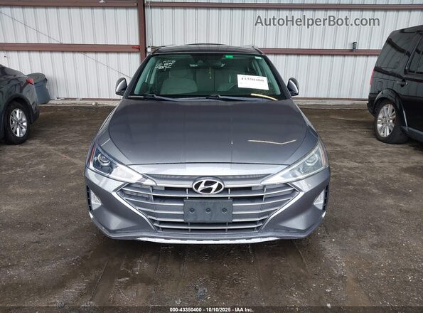 5NPD84LF4KH484407 2019 HYUNDAI ELANTRA Серый Вид щитка приборов