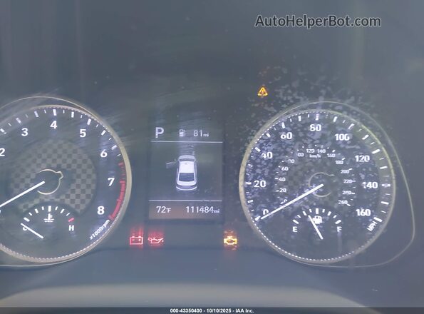 5NPD84LF4KH484407 2019 HYUNDAI ELANTRA Серый Вид задних сидений