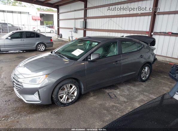5NPD84LF4KH484407 2019 HYUNDAI ELANTRA Серый Панорамный вид салона 360°