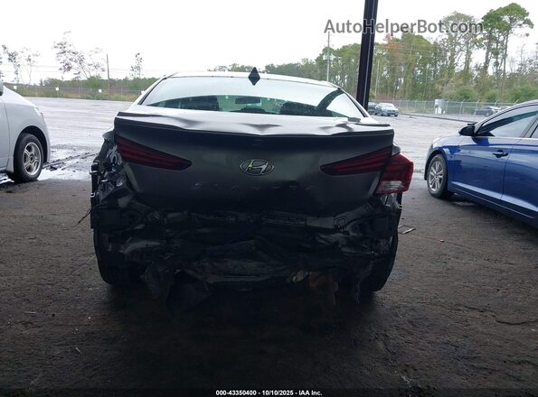 5NPD84LF4KH484407 2019 HYUNDAI ELANTRA Серый Вид спереди