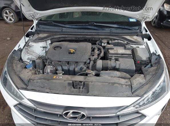 5NPD84LF4LH519089 2020 HYUNDAI ELANTRA Белый Вид подкапотного пространства