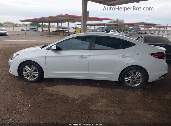 5NPD84LF4LH519089 2020 HYUNDAI ELANTRA Белый Вид задней части салона