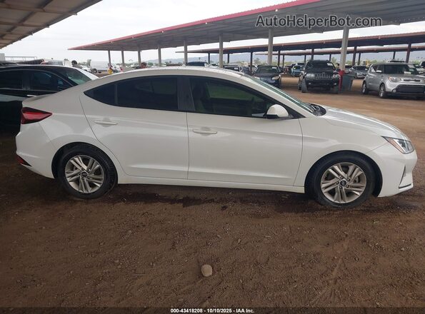 5NPD84LF4LH519089 2020 HYUNDAI ELANTRA Белый Вид щитка приборов