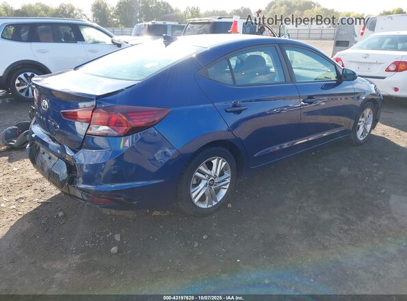 5NPD84LF4LH556921 2020 HYUNDAI ELANTRA Blue Հետևի աջ