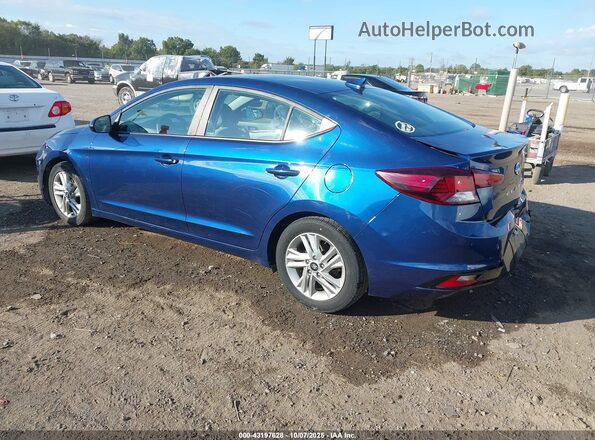 5NPD84LF4LH556921 2020 HYUNDAI ELANTRA Blue Հետևի ձախ
