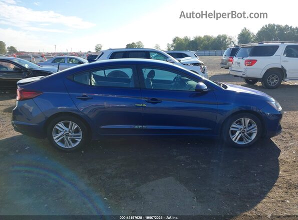5NPD84LF4LH556921 2020 HYUNDAI ELANTRA Blue Սալոնի հետևի տեսք