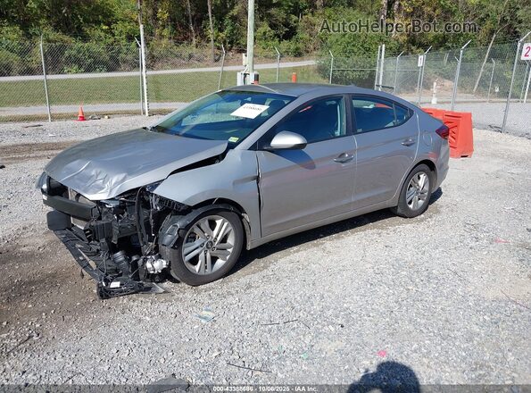 5NPD84LF4LH571760 2020 HYUNDAI ELANTRA Silver Առջևի ձախ երեք քառորդ տեսարան