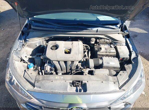 5NPD84LF5KH408288 2019 HYUNDAI ELANTRA Gray Widok z tyłu