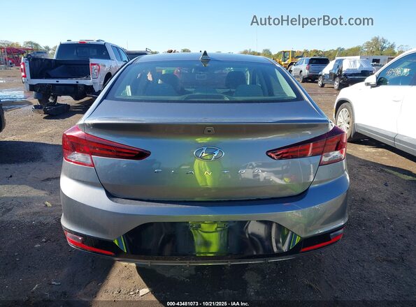 5NPD84LF5KH408288 2019 HYUNDAI ELANTRA Gray 