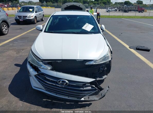 5NPD84LF5LH548052 2020 HYUNDAI ELANTRA White Vista del cuadro de instrumentos
