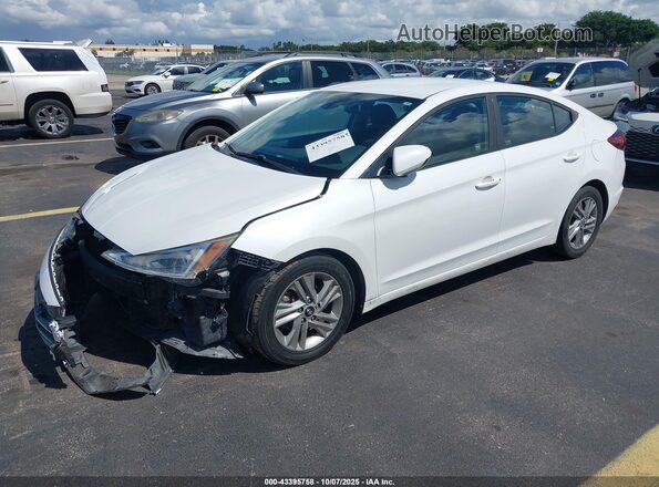 5NPD84LF5LH548052 2020 HYUNDAI ELANTRA White Vista tres cuartos delantera izquierda