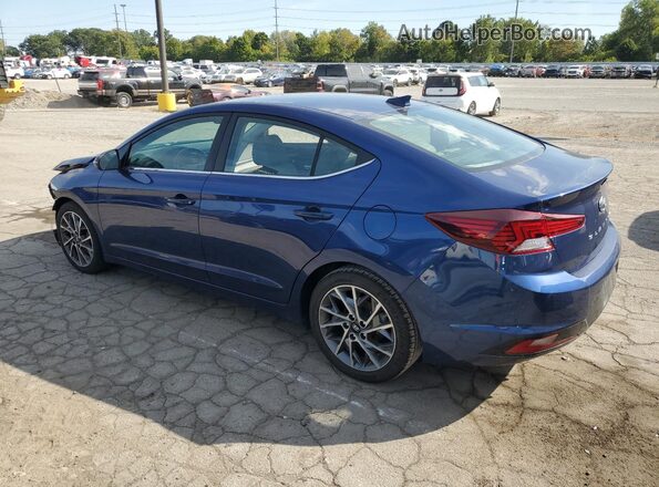 5NPD84LF5LH548598 2020 HYUNDAI ELANTRA Синий Задняя левая четверть
