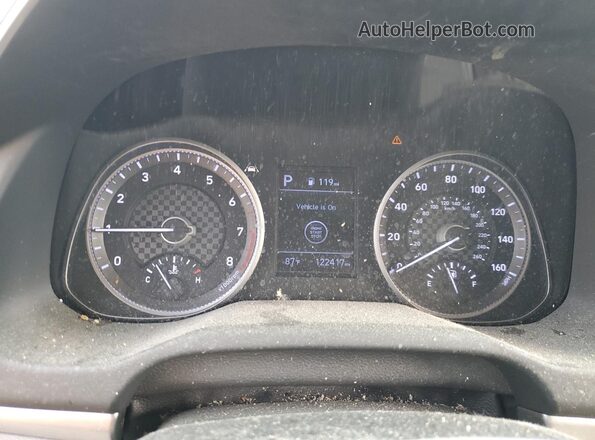 5NPD84LF5LH548598 2020 HYUNDAI ELANTRA Синий Вид щитка приборов
