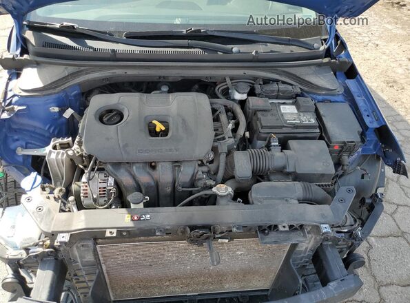 5NPD84LF5LH548598 2020 HYUNDAI ELANTRA Синий Вид задней части салона