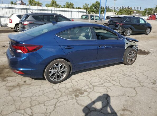 5NPD84LF5LH548598 2020 HYUNDAI ELANTRA Синий Задняя правая четверть