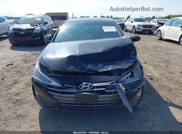 5NPD84LF5LH553090 2020 HYUNDAI ELANTRA Black Սարքավորումների վահանակի տեսք