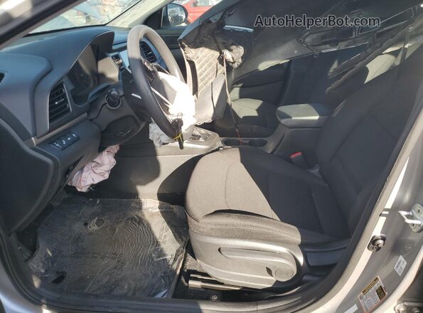 5NPD84LF5LH576692 2020 HYUNDAI ELANTRA Silver Widok wnętrza z przodu