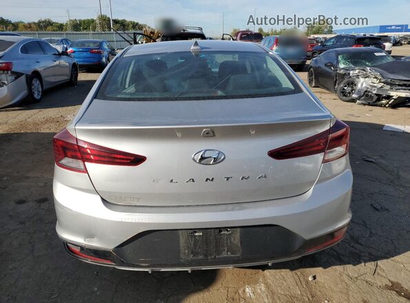 5NPD84LF5LH576692 2020 HYUNDAI ELANTRA Silver Widok z tyłu