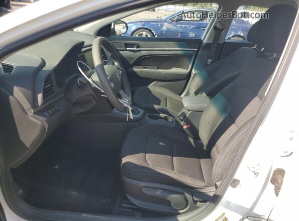 5NPD84LF5LH577843 2020 HYUNDAI ELANTRA Белый Вид салона спереди