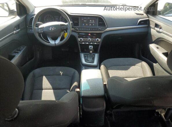 5NPD84LF5LH577843 2020 HYUNDAI ELANTRA Белый Вид панели приборов