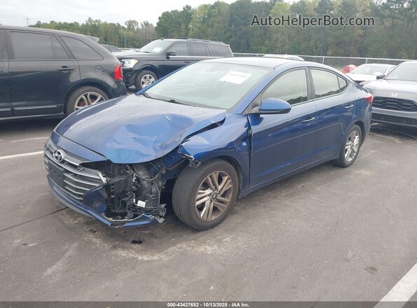 5NPD84LF5LH579043 2020 HYUNDAI ELANTRA Blue Front left