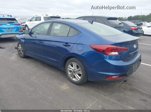 5NPD84LF5LH579043 2020 HYUNDAI ELANTRA Blue Rear left