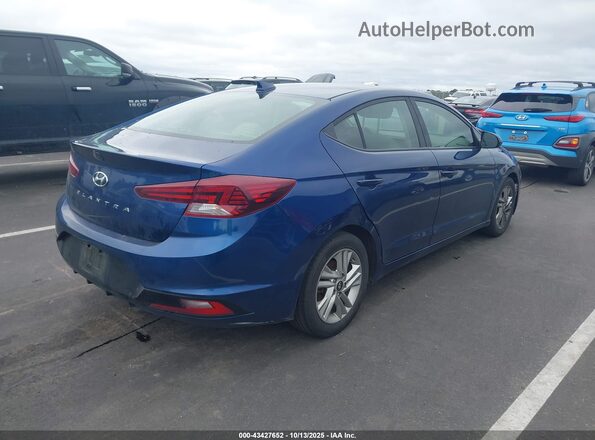 5NPD84LF5LH579043 2020 HYUNDAI ELANTRA Blue Rear right