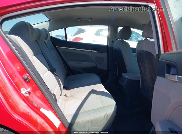 5NPD84LF5LH582069 2020 HYUNDAI ELANTRA Red Widok naklejki z numerem VIN