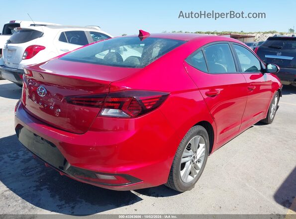 5NPD84LF5LH582069 2020 HYUNDAI ELANTRA Red Tył prawy