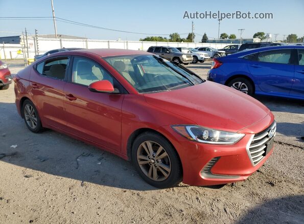 5NPD84LF6JH257430 2018 HYUNDAI ELANTRA Red 