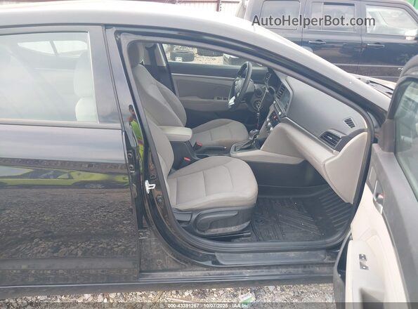 5NPD84LF6LH576555 2020 HYUNDAI ELANTRA Black Widok wnętrza z przodu
