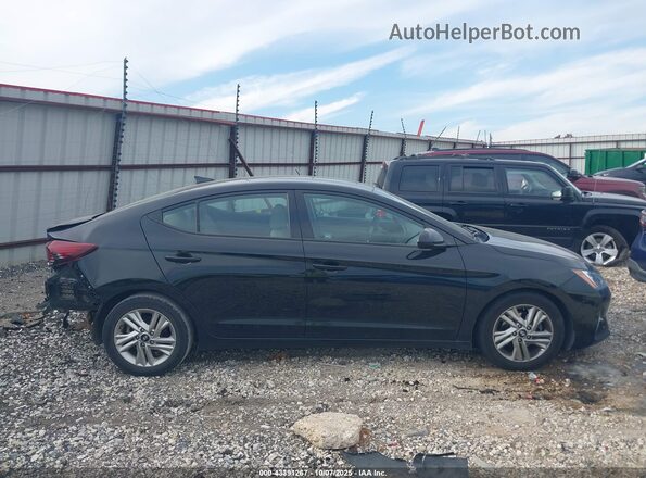 5NPD84LF6LH576555 2020 HYUNDAI ELANTRA Black Widok wnętrza z tyłu