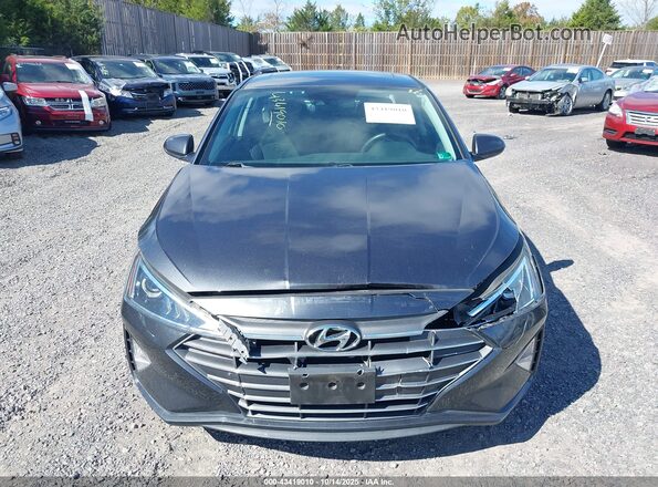 5NPD84LF6LH594585 2020 HYUNDAI ELANTRA Черный Вид задней части салона