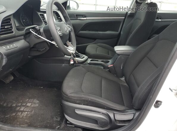 5NPD84LF7LH512024 2020 HYUNDAI ELANTRA White წინა სალონის ხედი