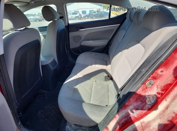 5NPD84LF7LH531432 2020 HYUNDAI ELANTRA Red Հետևի նստատեղերի տեսք
