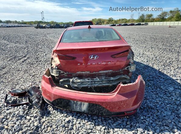 5NPD84LF7LH531432 2020 HYUNDAI ELANTRA Red Հետևի տեսք