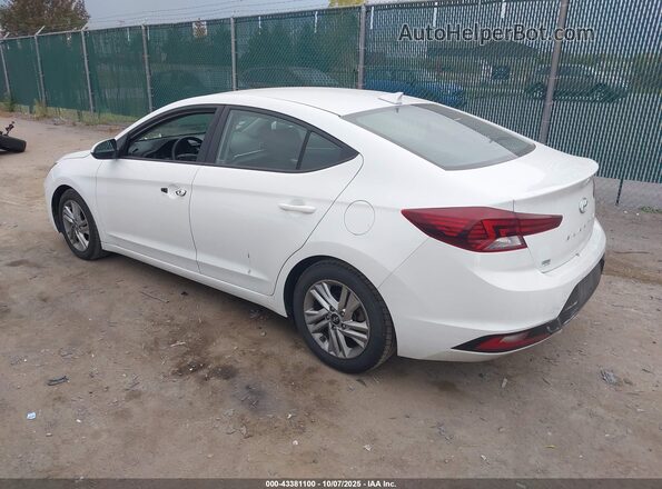 5NPD84LF7LH542382 2020 HYUNDAI ELANTRA White Rear left