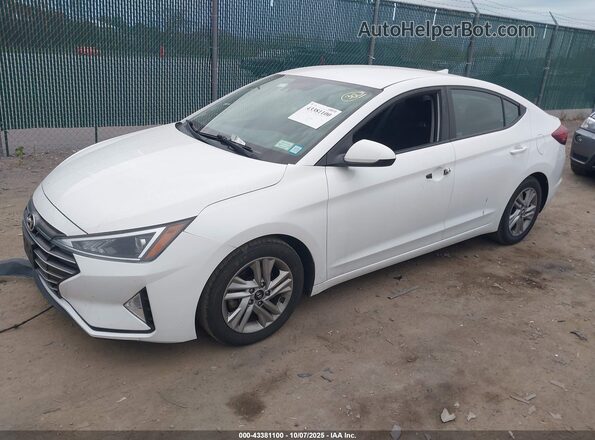 5NPD84LF7LH542382 2020 HYUNDAI ELANTRA White Front left