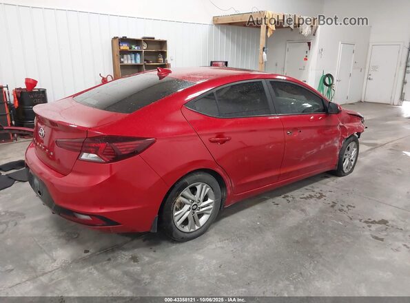 5NPD84LF7LH604489 2020 HYUNDAI ELANTRA Красный Задняя правая четверть