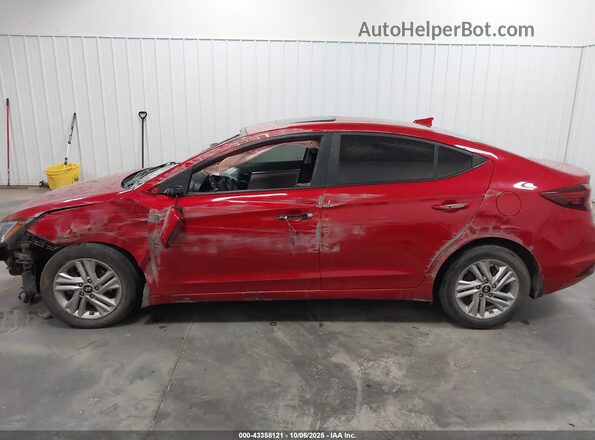 5NPD84LF7LH604489 2020 HYUNDAI ELANTRA Красный 