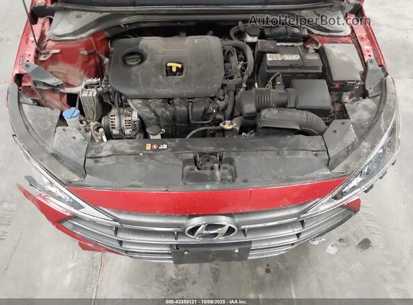 5NPD84LF7LH604489 2020 HYUNDAI ELANTRA Красный Вид сзади