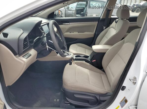 5NPD84LF7LH610132 2020 HYUNDAI ELANTRA White Front interior view