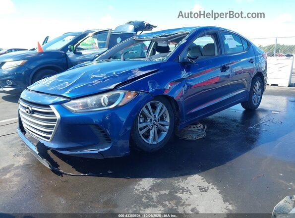5NPD84LF8HH083211 2017 HYUNDAI ELANTRA Blue Vista tres cuartos delantera izquierda