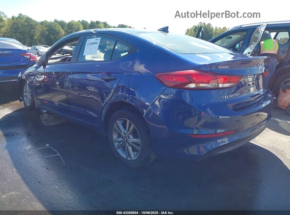 5NPD84LF8HH083211 2017 HYUNDAI ELANTRA Blue Trasero izquierdo