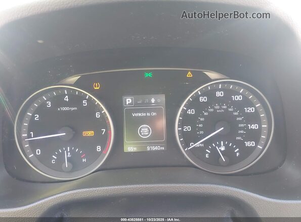 5NPD84LF8JH358355 2018 HYUNDAI ELANTRA Gray Vista de los asientos traseros
